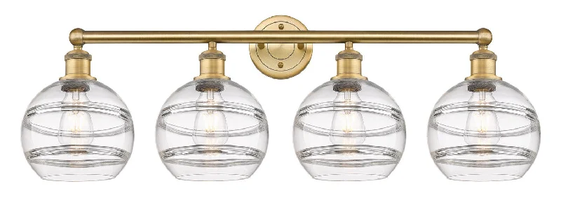 Dust - Resistant Industrial Lighting for Dirty WorkspacesDowntown Urban Four Light Bath Vanity Dust - Resistant Industrial Lighting for Dirty WorkspacesDowntown Urban Four Light Bath Vanity