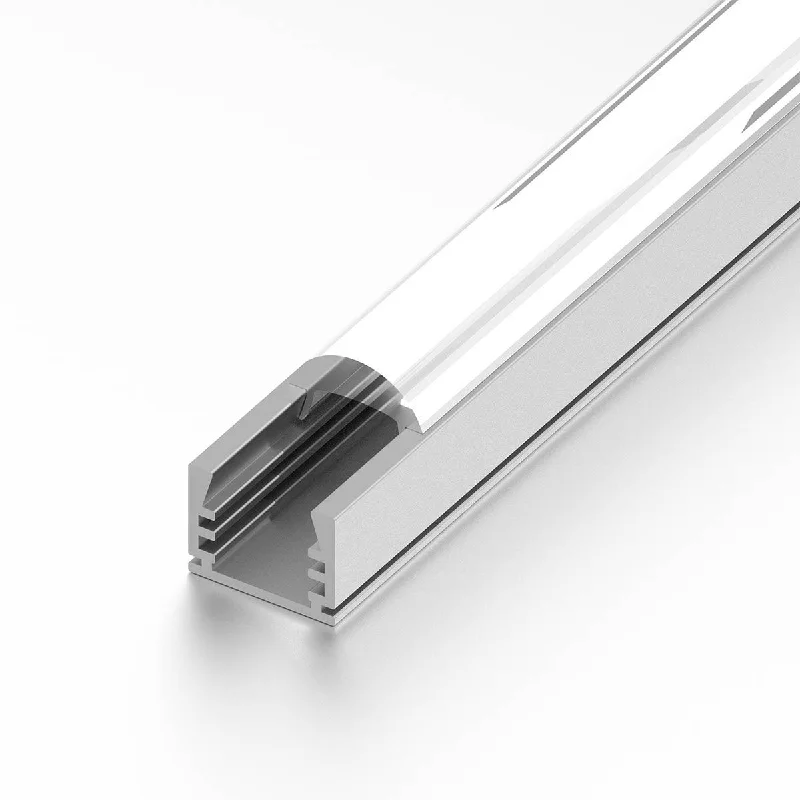 Industrial Lighting for Woodworking FactoriesChannel Bundle, GRAZER Channel, Narrow Beam, 96 in., Clear Matte Optic Lens, for Tape lights Up To 10mm, Aluminum