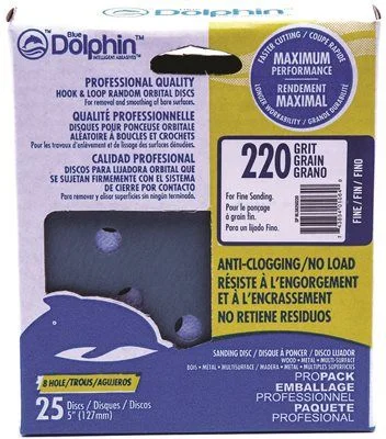 Dimmable track lighting for home officesBlue Dolphin Anti-Clogging/No Load Series 5 Inch  8-Hole Hook & Loop Discs 220 Grit 25 Pack