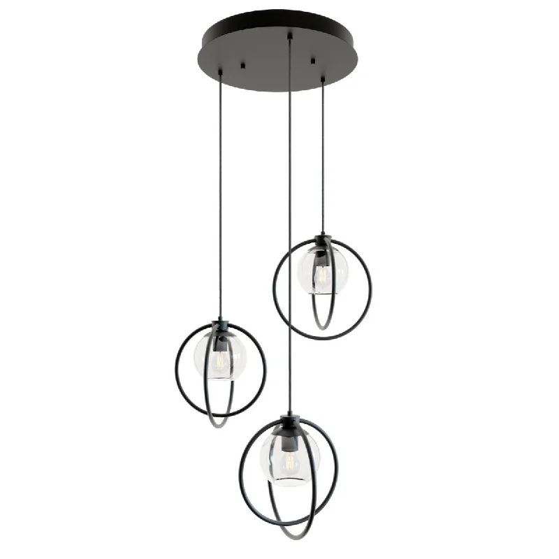 Industrial Lighting for Furniture FactoriesJamie 3 Lights 26 In. Pendant Light Black Finish Industrial Lighting for Furniture FactoriesJamie 3 Lights 26 In. Pendant Light Black Finish