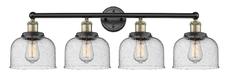 Industrial Lighting for Printing Press FacilitiesEdison Four Light Bath Vanity