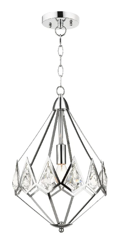 Track lighting with adjustable armsParagon Crystal Pendant 1 & 3 Light Polished Chrome