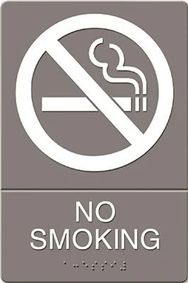 Track lighting with a minimalist track designAda Sign No Smoking Symbol W/Tactile Graphic Molded Plastic 6 X 9 Gray