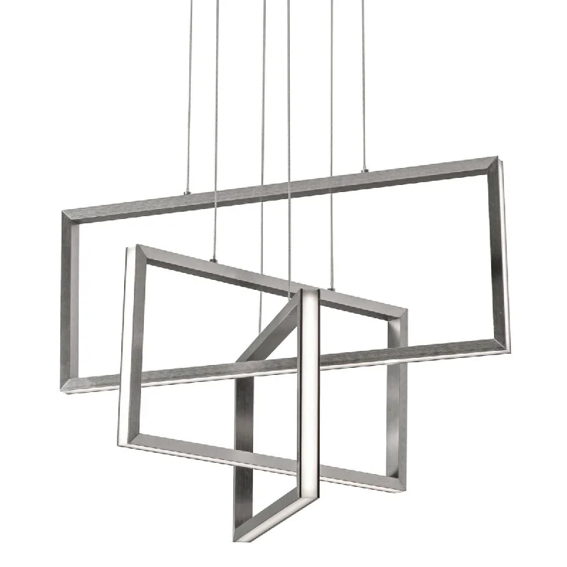 High - Bay LED Industrial Lighting for WarehousesCole 24 in. LED Pendant Light Satin Nickel finish High - Bay LED Industrial Lighting for WarehousesCole 24 in. LED Pendant Light Satin Nickel finish