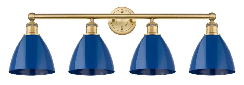 Low - Bay Industrial Lighting Fixtures for Small FactoriesDowntown Urban Four Light Bath Vanity Low - Bay Industrial Lighting Fixtures for Small FactoriesDowntown Urban Four Light Bath Vanity
