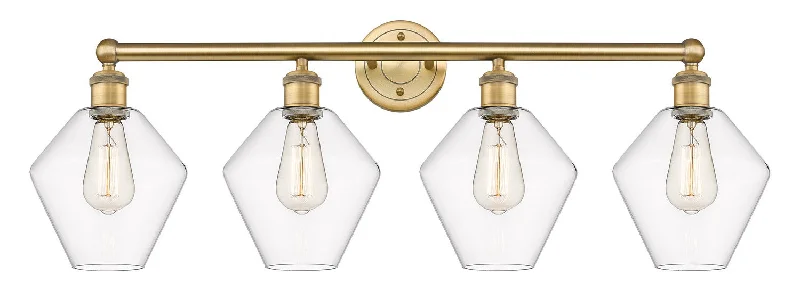 Shock - Resistant Industrial Lighting for Vibrating Machinery AreasDowntown Urban Four Light Bath Vanity
