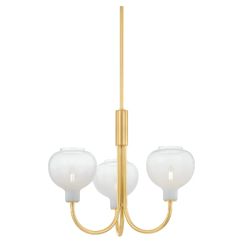 Track lighting for enhancing the architectureEstelle 3-Light Chandelier