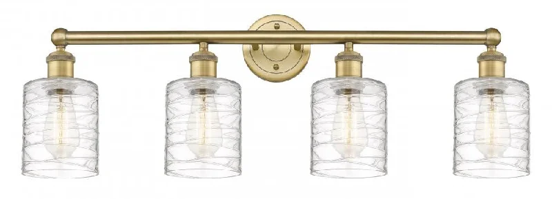 Industrial Lighting for Textile MillsEdison Four Light Bath Vanity