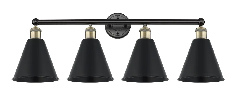 Industrial Ceiling - Mounted Lighting for Assembly PlantsDowntown Urban Four Light Bath Vanity Industrial Ceiling - Mounted Lighting for Assembly PlantsDowntown Urban Four Light Bath Vanity