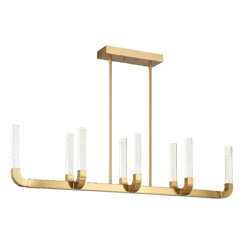 Track lighting with integrated LED driversDel Mar LED Linear Chandelier