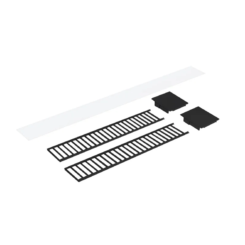 Industrial Lighting for Printing Press FacilitiesLED Linear Louver Accessory Set