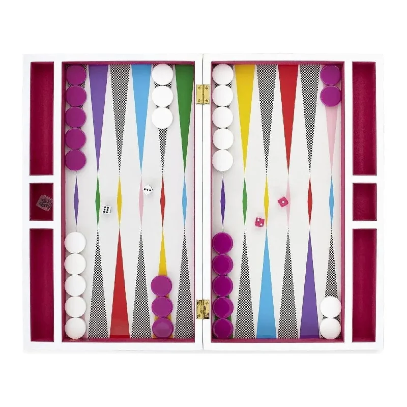Track lighting with a decorative track designCheckerboard Backgammon Set by Jonathan Adler | QUICK SHIP