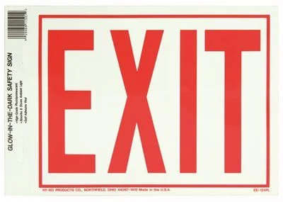 Track lighting with a long - lasting lifespanHg Photolumin Exit Sign