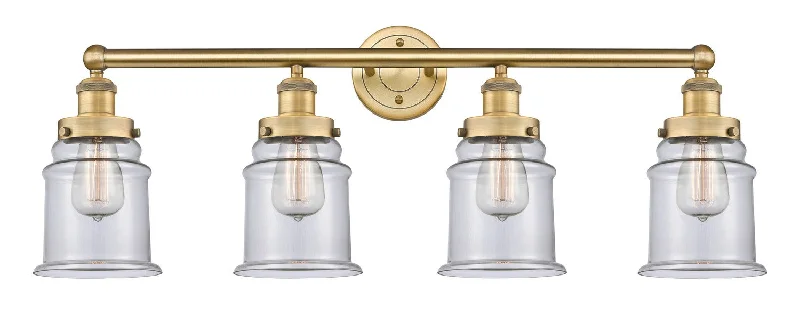 Industrial Lighting for Furniture FactoriesEdison Four Light Bath Vanity
