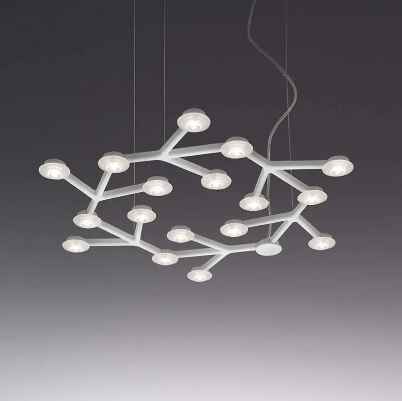 High - lumen track lighting for bright spacesArtemide 1575058A LED Net Circular LED Suspension Light