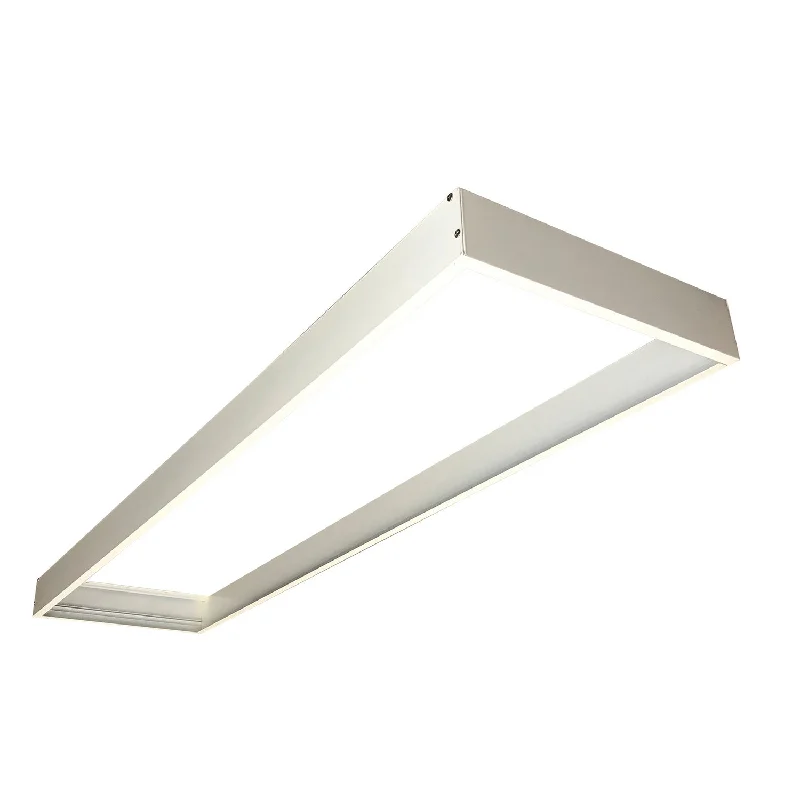 Dimmable Industrial Lighting for Ambiance ControlLED Lay-In Panel Light Slide-in Frame for Surface Mounting Panels