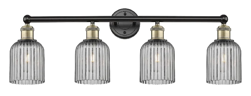 Industrial Lighting for Pharmaceutical ManufacturingEdison Four Light Bath Vanity