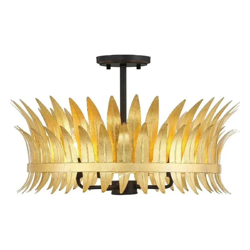 Track lighting for high - ceiling spacesEnsley Semi-Flush Mount