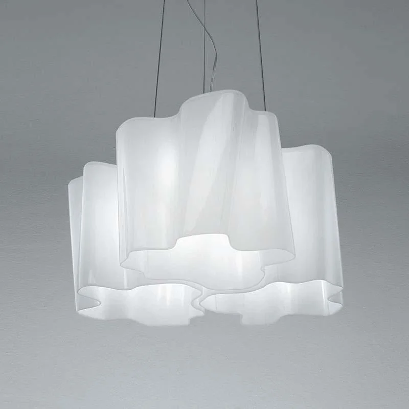 Track lighting for enhancing the architectureArtemide 0649028A Logico Triple Nested Max 60W E12 Grey/White Micro Suspension Light 120V
