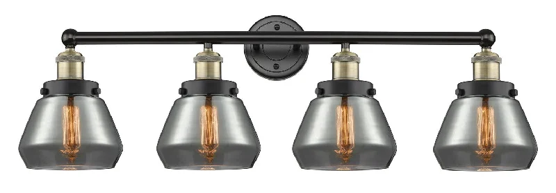 Industrial Pendant Lighting for Machine ShopsEdison Four Light Bath Vanity