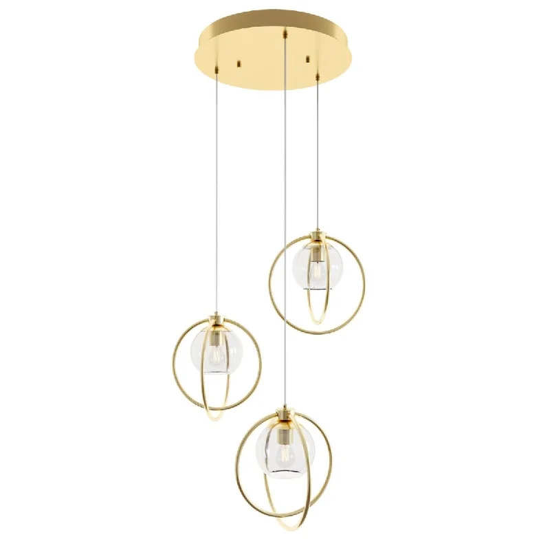 Industrial Lighting for Printing Press FacilitiesJamie 3 Lights 26 In. Pendant Light Satin Brass Finish Industrial Lighting for Printing Press FacilitiesJamie 3 Lights 26 In. Pendant Light Satin Brass Finish