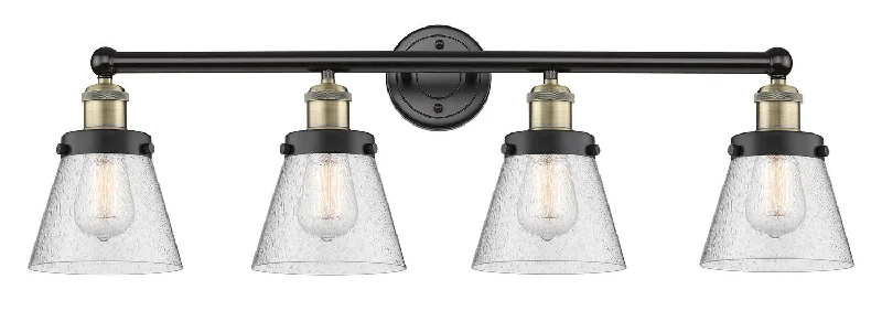 Durable Industrial Lighting for Harsh EnvironmentsEdison Four Light Bath Vanity