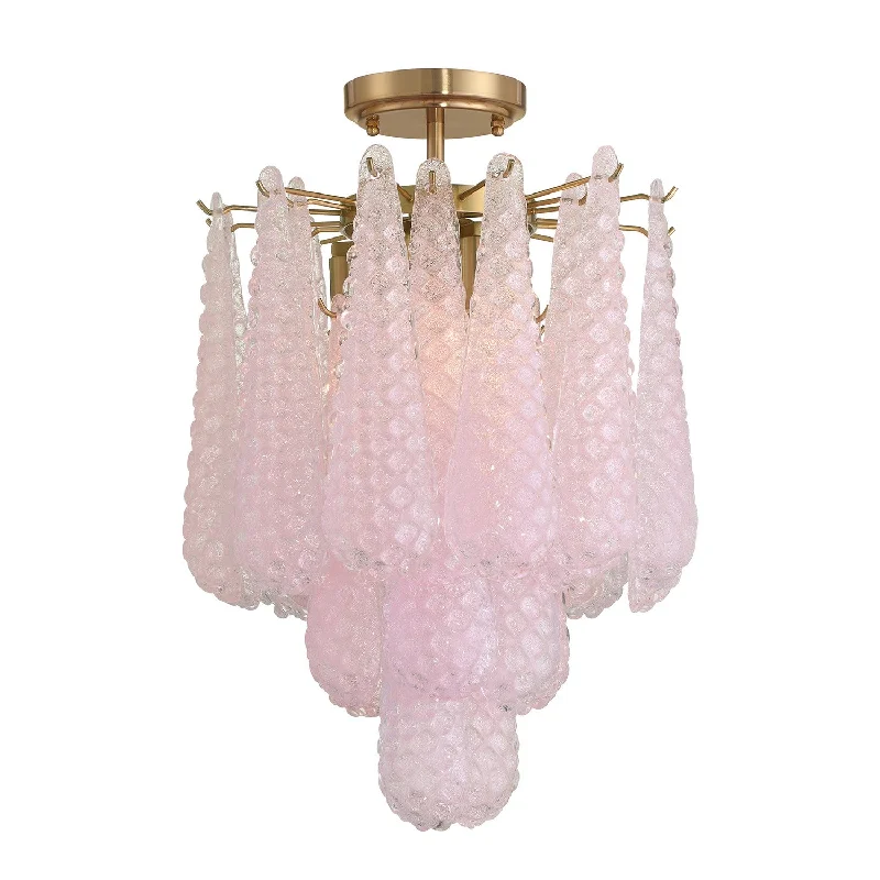 Track lighting with a sleek profileOllie Semi Flush Ceiling Light