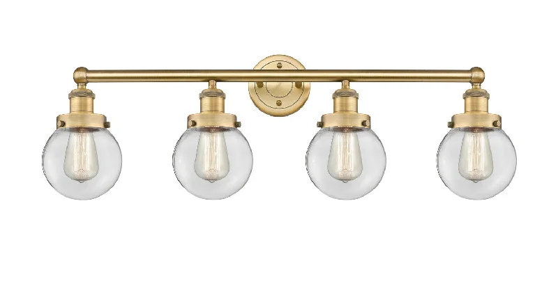 Industrial Exit Sign Lighting for Quick EvacuationEdison Four Light Bath Vanity