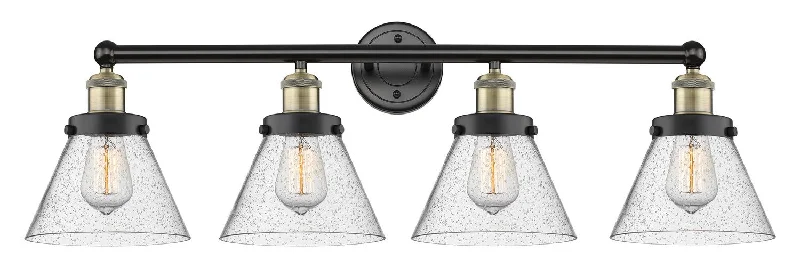 Industrial Lighting for Furniture FactoriesEdison Four Light Bath Vanity