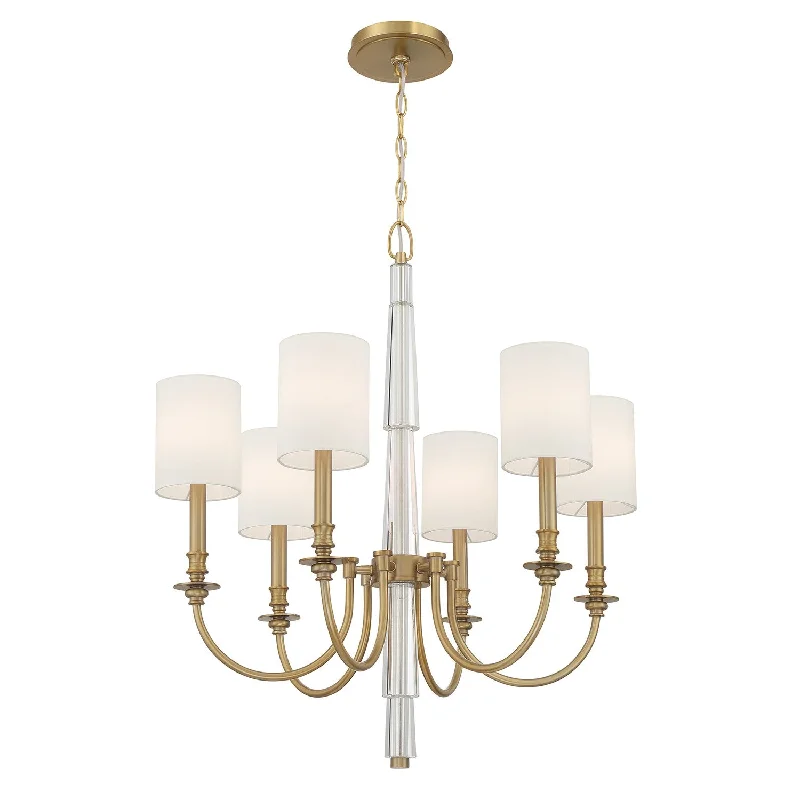 Track lighting with clear glass shadesLloyd Chandelier