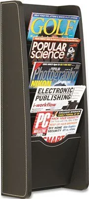 Track lighting for high - ceiling spacesLeather Look Magazine Rack 5 Compartments 10-3/4W X 5D X 24H Black Track lighting for high - ceiling spacesLeather Look Magazine Rack 5 Compartments 10-3/4W X 5D X 24H Black