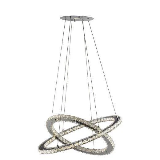 Track lighting for rental propertiesCLOVER 2LT LED RING PENDANT - CHROME & CLEAR GLASS Track lighting for rental propertiesCLOVER 2LT LED RING PENDANT - CHROME & CLEAR GLASS
