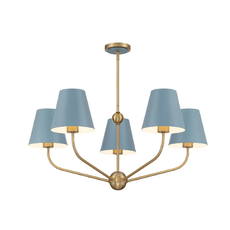 Outdoor - rated track lighting for patiosXavier Round Chandelier