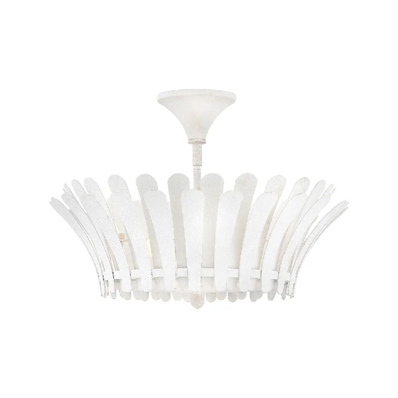 Track lighting with a sleek profileReina Medium Semi-Flush Mount
