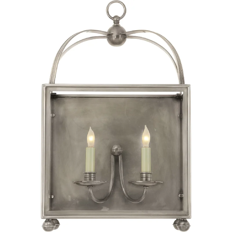 Track lighting for outdoor gardensArch Top Large Rectangular Wall Lantern