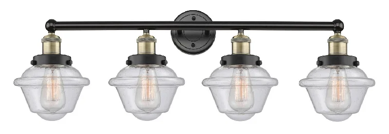 Industrial Lighting for Pharmaceutical ManufacturingEdison Four Light Bath Vanity