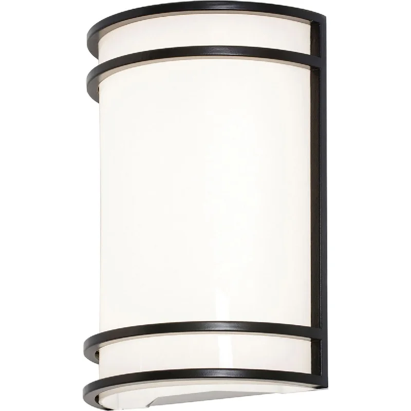 Industrial Wall - Mounted Lighting for Workshop WallsVentura 10 in. LED Wall Light Bronze Finish