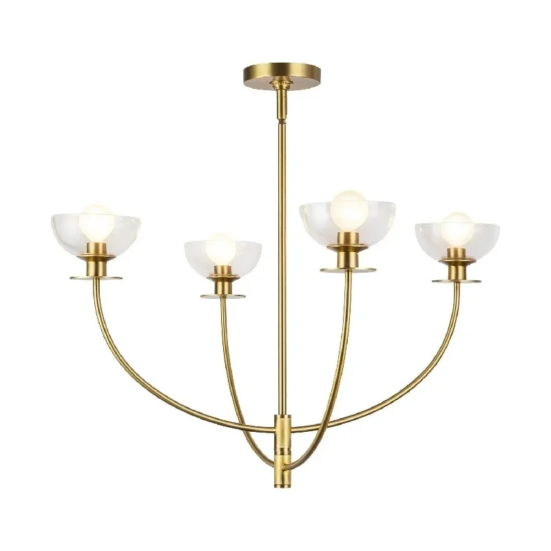 Track lighting with swivel heads for precise aimingSylvia Chandelier