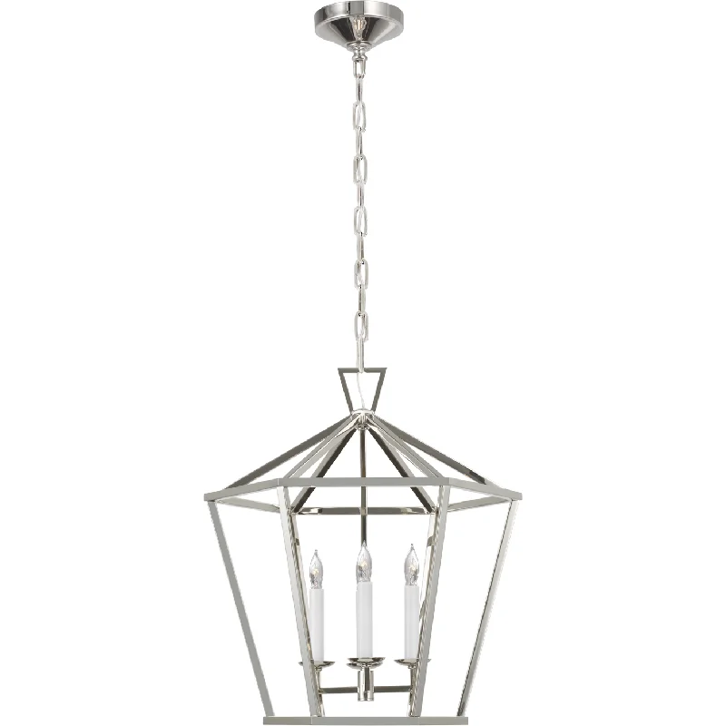 Track lighting with a sleek profileDarlana Medium Hexagonal Lantern