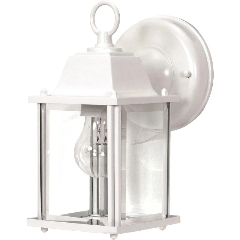 Industrial Lighting for Electronics Manufacturing9 In. Outdoor Wall Light White finish