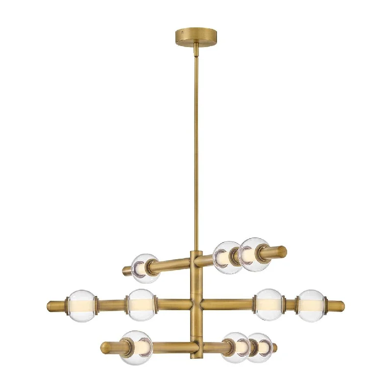 Track lighting with a chunky, bold designSaxon Large Chandelier