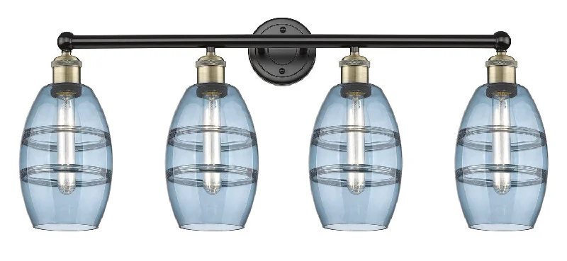 Industrial Task Lighting for Precision WorkstationsEdison Four Light Bath Vanity