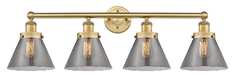 Corrosion - Resistant Industrial Lighting for Coastal FactoriesEdison Four Light Bath Vanity Corrosion - Resistant Industrial Lighting for Coastal FactoriesEdison Four Light Bath Vanity