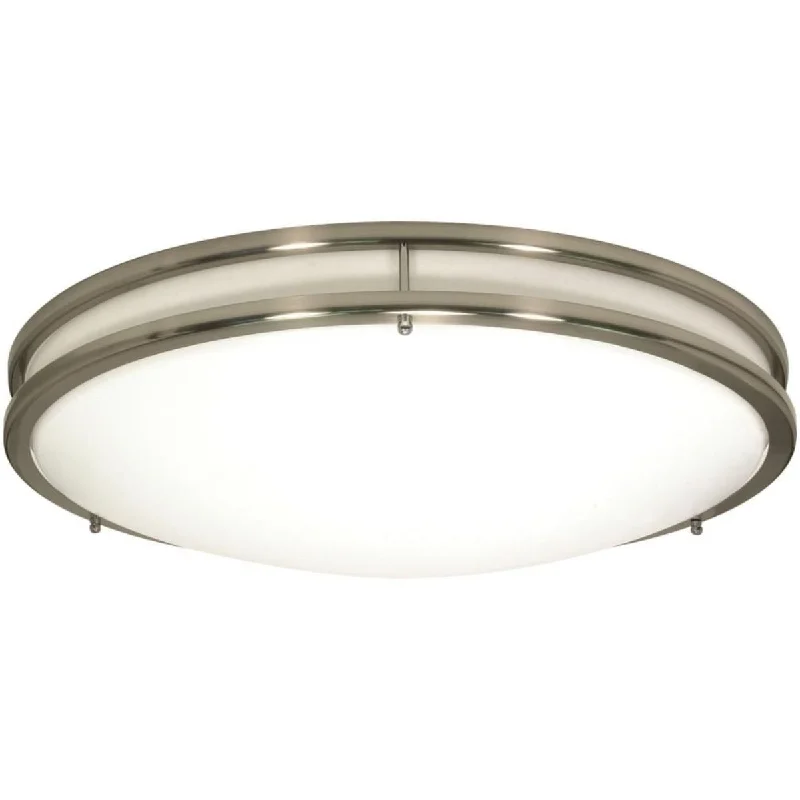 Industrial Lighting for Automotive Manufacturing PlantsGlamour 17 in. LED Flush Mount Light Selectable CCT Silver Finish Industrial Lighting for Automotive Manufacturing PlantsGlamour 17 in. LED Flush Mount Light Selectable CCT Silver Finish