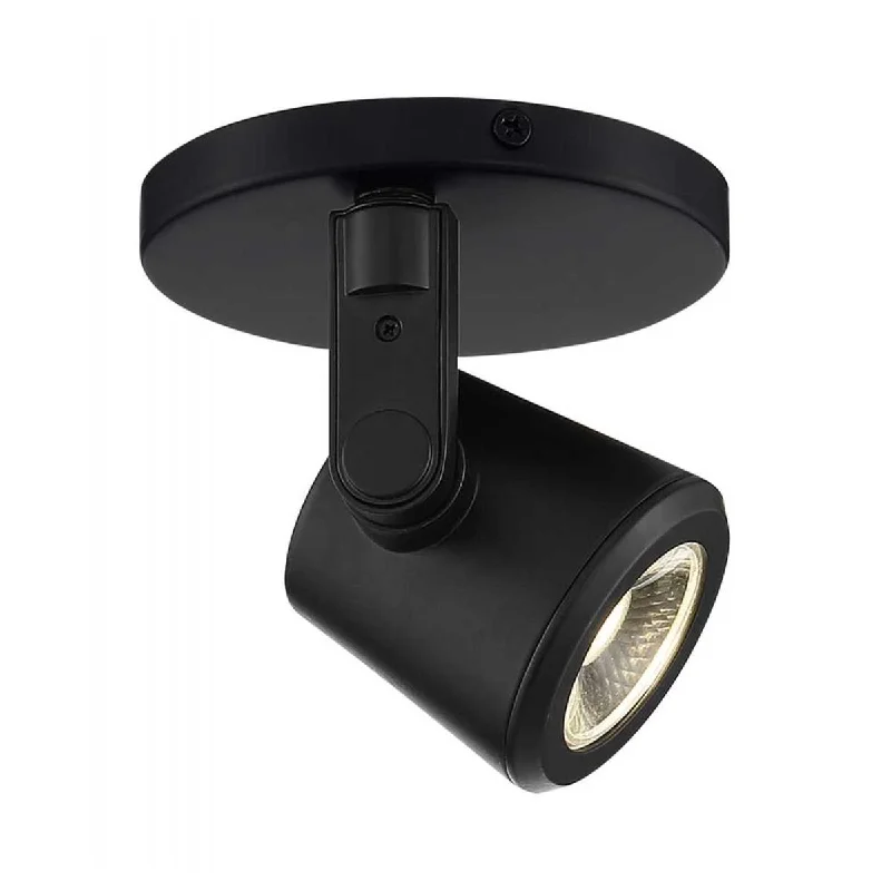 Industrial Flood Lighting for Outdoor Loading DocksLED Tape Back Monopoint Head 12W 1000 Lumens 3000K, 36°, Black