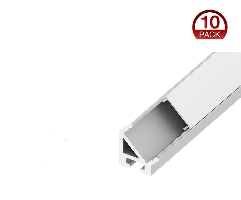 Industrial Lighting for Pharmaceutical Manufacturing96in. Chromapath Builder, 45 degree LED channel, Corner, for Strips Up To 12mm, Black, Pack of 10 Industrial Lighting for Pharmaceutical Manufacturing96in. Chromapath Builder, 45 degree LED channel, Corner, for Strips Up To 12mm, Black, Pack of 10