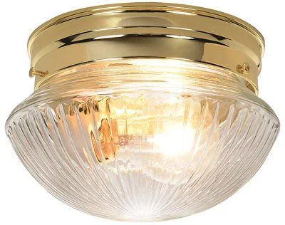Dimmable track lighting for home officesRoyal Cove Ribbed Mushroom Shaped Ceiling Fixture Polished Brass 6 Inch  Uses (1) 60-Watt Incandescent Medium Base Lamp