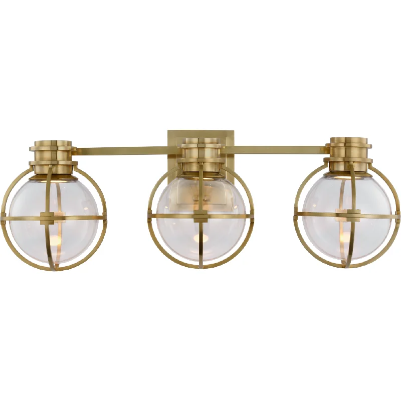 Track lighting with a decorative track designGracie Triple Sconce