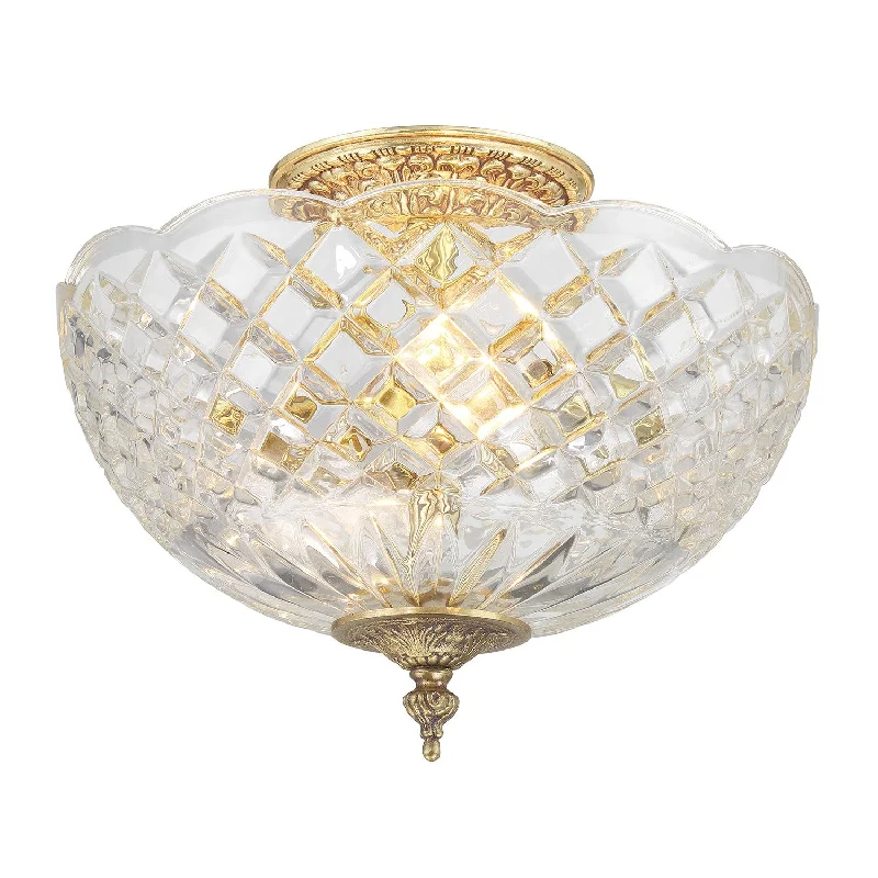 Track lighting with frosted glass shadesMilton Flush/Semi Flush