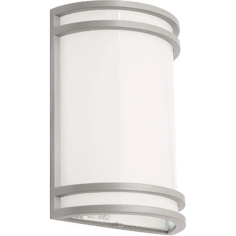 Industrial Lighting for Automotive Manufacturing PlantsVentura 10 in. LED Outdoor Wall Light Gray Finish